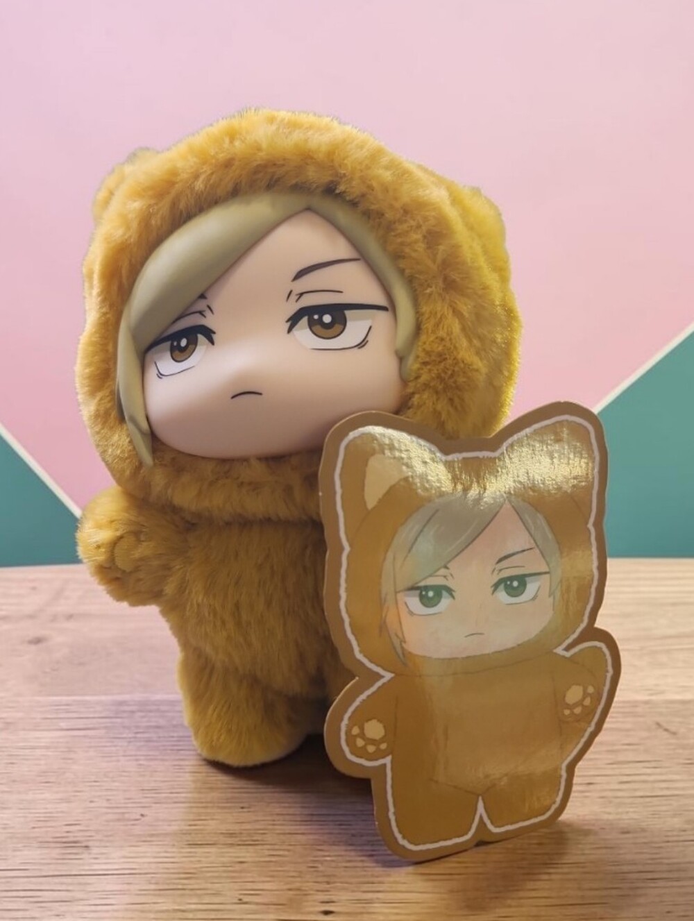 Plushie Bagcarm/Keychain With Card NWOT